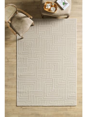 Mioli Kurzflor-Teppich ''Sahara'' in Creme