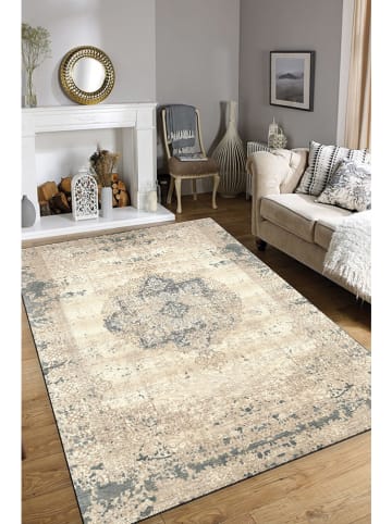 Mioli Kurzflor-Teppich ''Soft DJT'' in Beige/ Grau