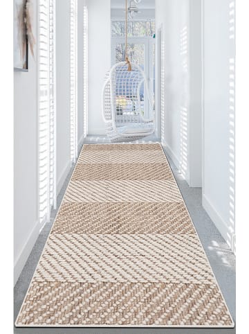 Mioli Laagpolig tapijt lichtbruin