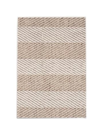 Mioli Kurzflor-Teppich in Hellbraun