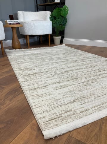 Mioli Laagpolig tapijt "Vals" crème/ beige