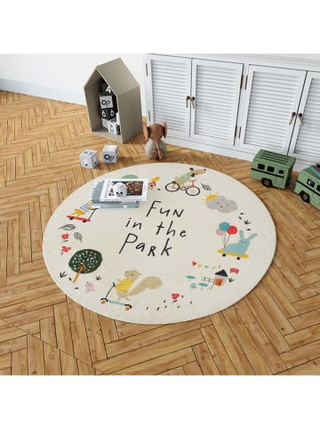 Mioli Dywan w kolorze kremowym ze wzorem