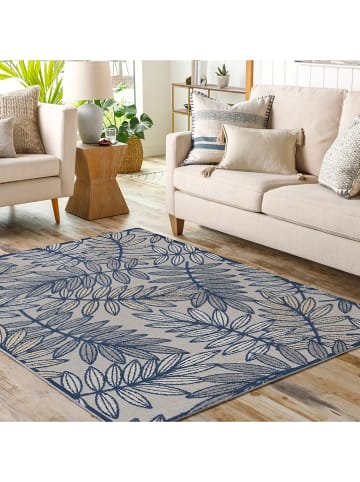 Mioli Kurzflor-Teppich in Blau