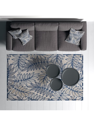 Mioli Laagpolig tapijt blauw