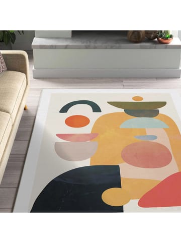 Mioli Kurzflor-Teppich in Bunt