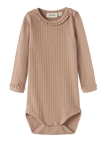 Lil Atelier Romper "Babette" lichtbruin