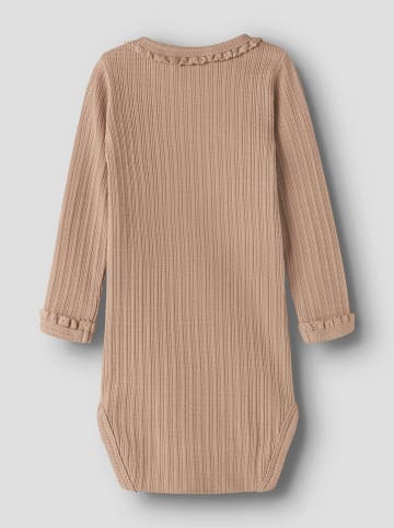 Lil Atelier Romper "Babette" lichtbruin