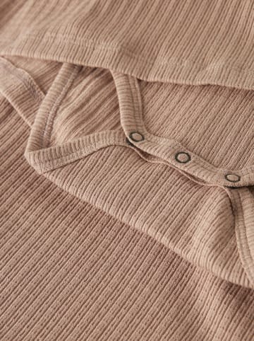 Lil Atelier Sukienka-body "Babette" w kolorze jasnobrązowym