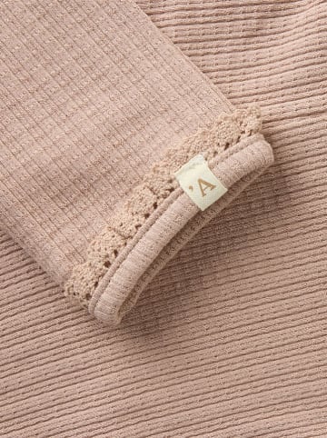 Lil Atelier Legginsy "Babette" w kolorze jasnobrązowym