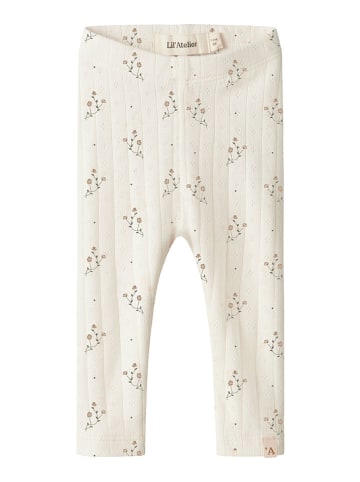 Lil Atelier Leggings "Rachello" in Creme
