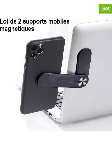 SmartCase Uchwyty (2 szt.) w kolorze czarnym na smartfon