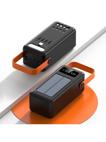 SmartCase Solarny powerbank w kolorze czarnym - 50.000 mAh