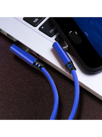 SmartCase Kabel USB-C w kolorze niebieskim - dł. 100 cm
