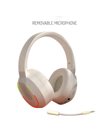 SmartCase Bluetooth-On-Ear-Kopfhörer in Creme