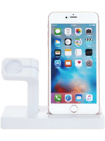 SmartCase Lightning-Docking-Station für iPhone und Apple Watch in Weiß