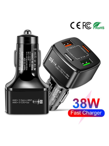 SmartCase Samochodowy nadajnik FM w kolorze czarnym