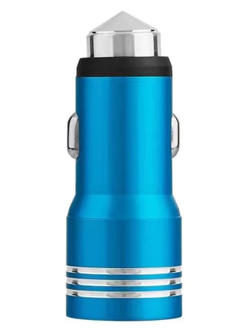 SmartCase Ładowarka w kolorze niebieskim do zapalniczki - 2600 mAh