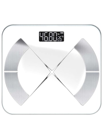 SmartCase Bluetooth-Personenwaage in Weiß