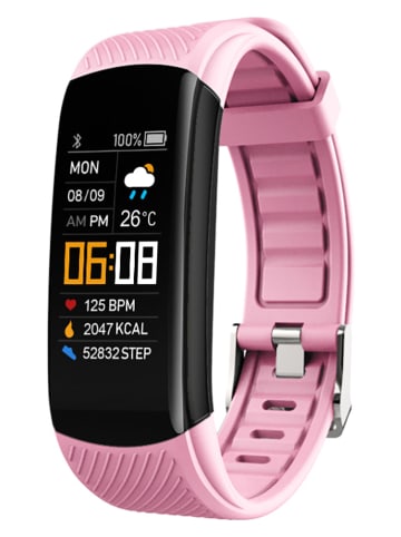 SmartCase Opaska sportowa w kolorze biało-jasnoróżowo-fioletowym