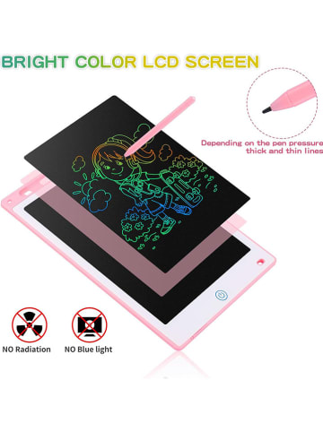 SmartCase Tablet w kolorze jasnoróżowym do rysowania - 3+