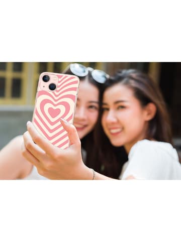 SmartCase Case für iPhone 13 in Beige/ Rosa