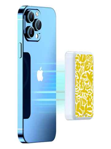 SmartCase Powerbank in Gelb/ Weiß - 10.000 mAh