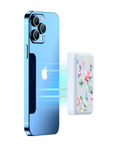 SmartCase Powerbank in Weiß/ Bunt - 10.000 mAh