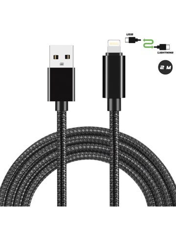 SmartCase Kabel USB-C na Lightning w kolorze czarnym - dł. 2 m