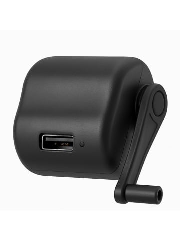 SmartCase Awaryjna ładowarka ręczna w kolorze czarnym na korbkę