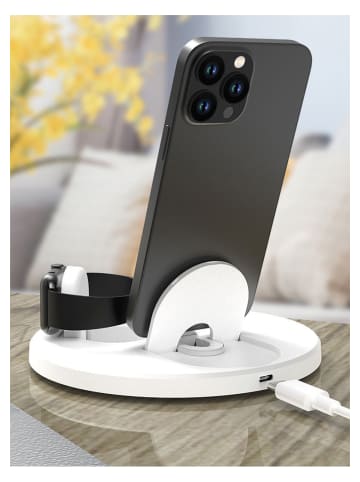 SWEET ACCESS 3in-1-Schnellladestation in Weiß