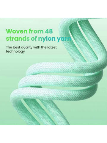 SWEET ACCESS Kabel USB-Typ-C w kolorze zielonym - dł. 1,2 m