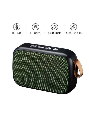 SmartCase Mini głośnik Bluetooth w kolorze khaki - 11 x 8 x 4 cm