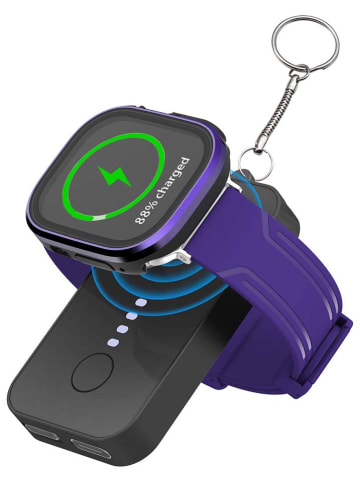 SWEET ACCESS Mini-Powerbank für Smartwatches in Schwarz - 1200 mAh