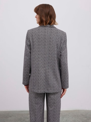 BGN Blazer in Schwarz/ Weiß