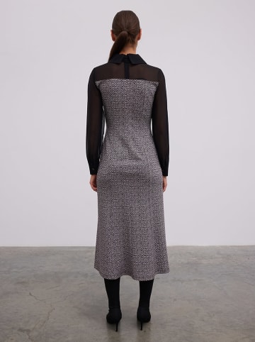 BGN Jurk zwart/grijs