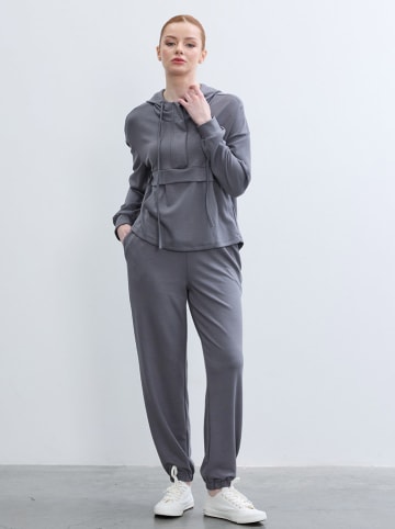 BGN Bluza w kolorze szarym