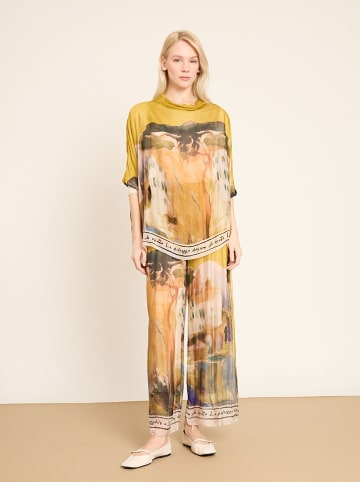 BGN Bluse in Gelb/ Orange/ Creme