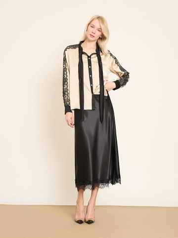 BGN Bluse in Creme/ Schwarz