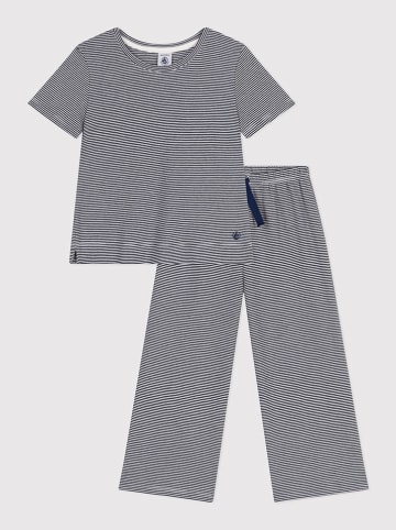PETIT BATEAU Pyjama in Dunkelblau