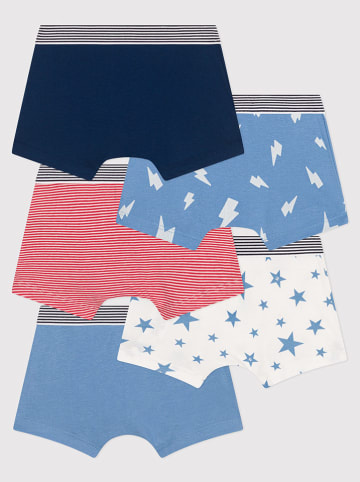 PETIT BATEAU 5-delige set: boxershorts meerkleurig