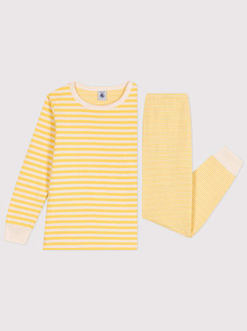 PETIT BATEAU Pyjama in Gelb