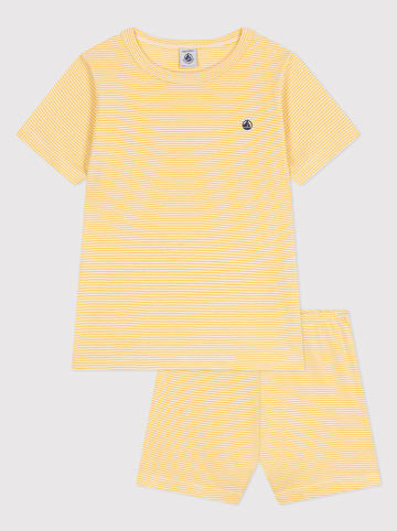 PETIT BATEAU Pyjama in Gelb