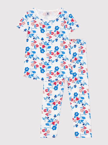 PETIT BATEAU Pyjama in Weiß