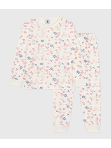 PETIT BATEAU Piżama w kolorze kremowym