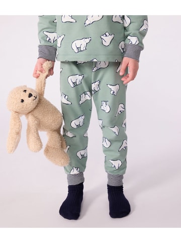 PETIT BATEAU Pyjama in Grün
