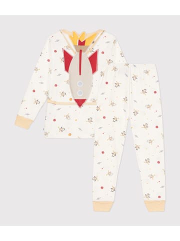 PETIT BATEAU 2-częściowy zestaw w kolorze kremowym