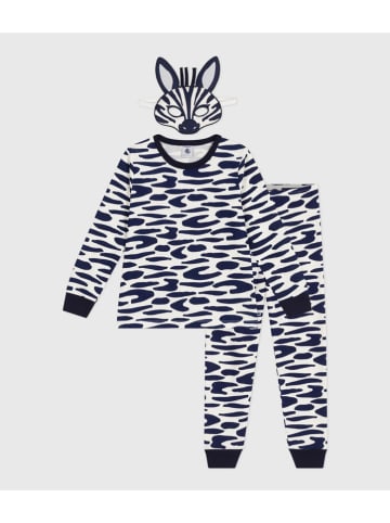 PETIT BATEAU 2tlg. Outfit in Weiß/ Dunkelblau