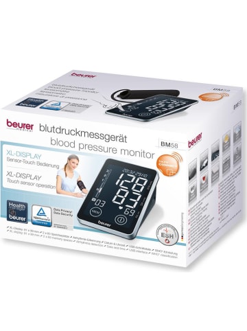 Beurer Oberarm-Blutdruckmessgerät "BM 58" in Schwarz