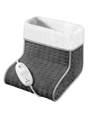 Beurer Elektrischer Fußwärmer "FWM 45" in Grau/ Weiß - (B)32 x (H)26 x (T)26 cm