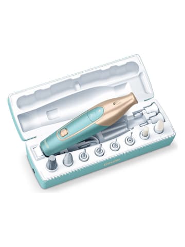 Beurer Zestaw "MP 84" w kolorze złoto-błękitnym do manicure i pedicure